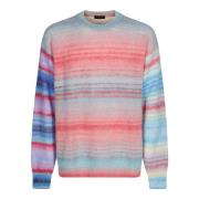 Stribet Rundhals Sweater