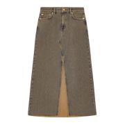 Stilfuld Denim Nederdel