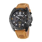 Herre Analog Quartz Ur Carrigan Dual Time med Læderrem TDWGF2230501