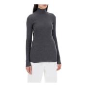 Ribbet Merino Wool Dolcevita Sweater