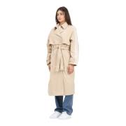 Beige Trench Coat til kvinder