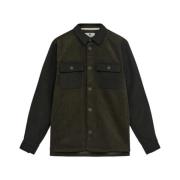 Cord Mix Overshirt Let og Stilfuld Skjorte