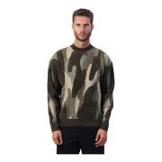 Camouflage Grøn Sweater