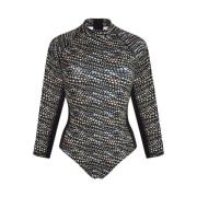 En-delt Pearl Rashguard med UV-beskyttelse til kvinder