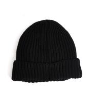 Sort Uld Goggle Beanie Hat