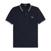 Twin Tipped Polo i Navy/Sølv/Grå