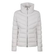 Ivory Bomber Jakke Nylon Stretch