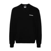 Sort Logo Print Sweater Crew Neck