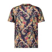 T-shirt med Paisley-mønster