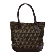 Pre-owned Canvas fendi-tasker