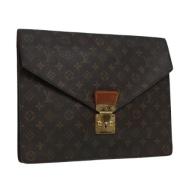 Pre-owned Canvas louis-vuitton-tasker