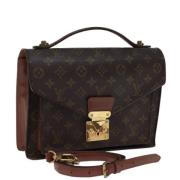 Pre-owned Canvas louis-vuitton-tasker