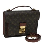 Pre-owned Canvas louis-vuitton-tasker