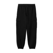 Cargo Sweat Pant i Sort