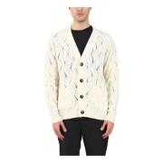 Uld Blend Cardigan med Knapper