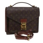 Pre-owned Canvas louis-vuitton-tasker