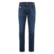 Slim Fit Jeans med Metal Detaljer