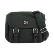 Nylon Messenger Crossbody Taske