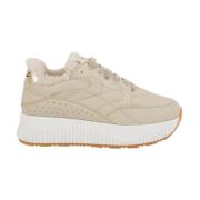 Beige Aktive Sneakers til Kvinder