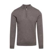 Merino Wool Half Zip Sweater