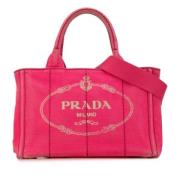 Pre-owned Canvas prada-tasker