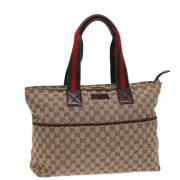 Pre-owned Canvas gucci-tasker