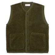 Olive Mountain Fleece Gilet