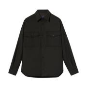 Uld-blandings Overshirt