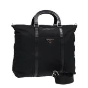 Pre-owned nylon prada-tasker