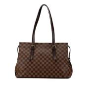 Pre-owned Canvas louis-vuitton-tasker