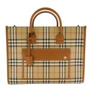 Vintage Check Tote Taske Freya