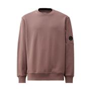 Diagonal Raised Fleece Crew Neck Sweatshirt