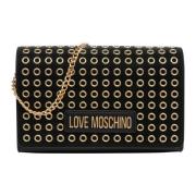 Studded Skuldertaske med Magnetlukning