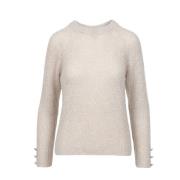 Mohair Blend Sweater med Micro Sequins