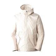 Beige Polyester Hoodie Jakke 2022