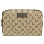 Pre-owned Canvas gucci-tasker