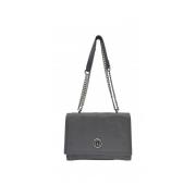 Stilfuld Crossbody Taske med Metal Logo