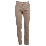 Slim Fit Bard Jeans med Broderet Logo