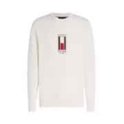 Grafisk Crew Neck Sweater