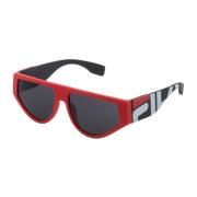 Rød injiceret unisex solbrille