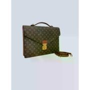 Pre-owned Canvas louis-vuitton-tasker