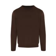 Brun Uld Kashmir Turtleneck Sweater