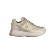 Beige Sneaker med Kontrastdetaljer