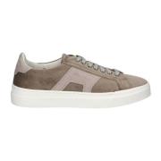 Grå Taupe Ruskind Sneakers