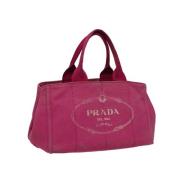 Pre-owned Canvas prada-tasker