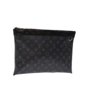 Pre-owned Canvas louis-vuitton-tasker