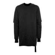 Oversized Sweatshirt med fastgjort T-shirt