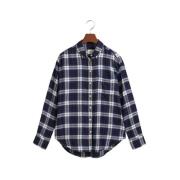 Regular fit poplin skjorte