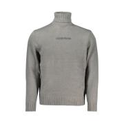 Grå Akryl Turtleneck Sweater