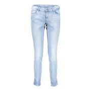 Blå Denim Wide Leg Jeans